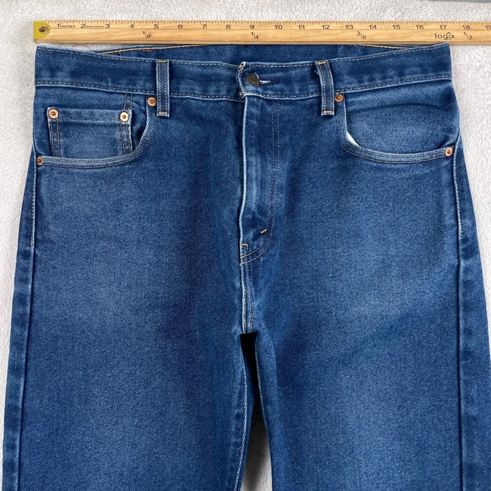 Levi's 517 Bootcut Jeans Mens 34x34 Blue Medium Wash Western Cowboy Rodeo